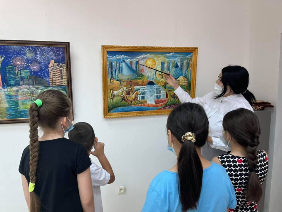 Выставка «Елордасы елімнің» картин казахстанских художников