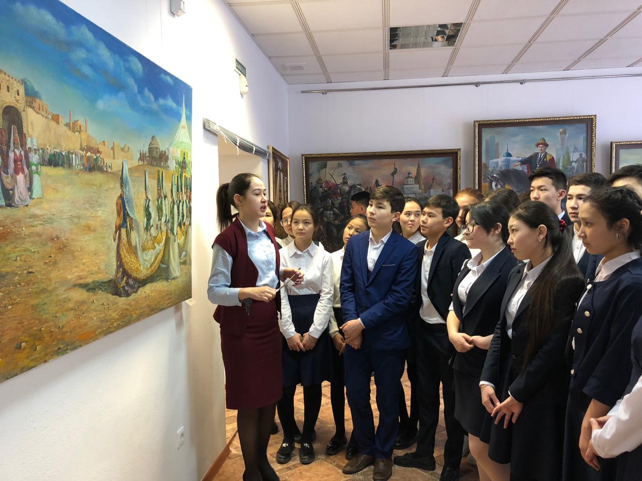 Состоялась выставка в честь 555 летия Казахскому ханству.