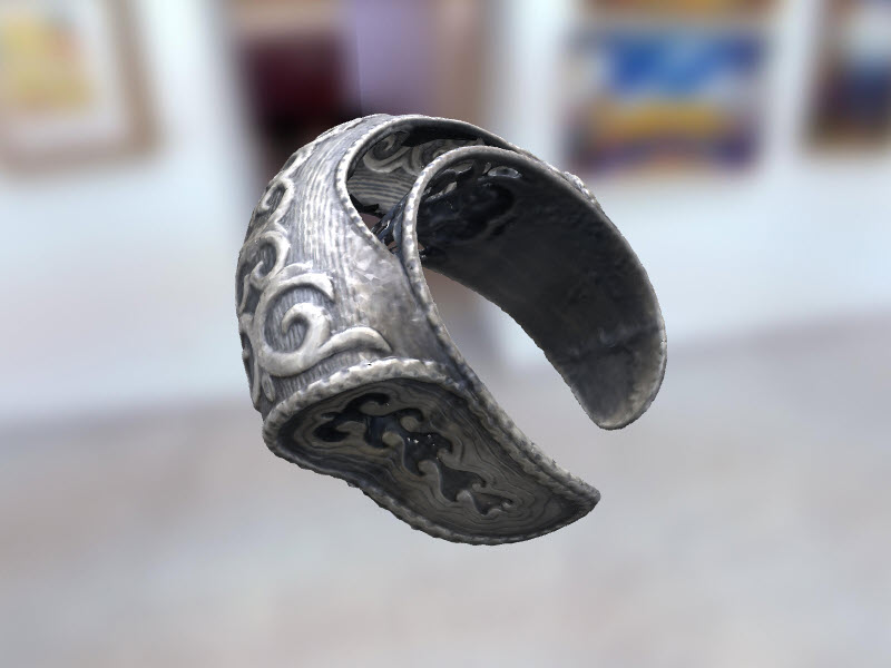 «Қойтас» күміс жинағы. Білезік