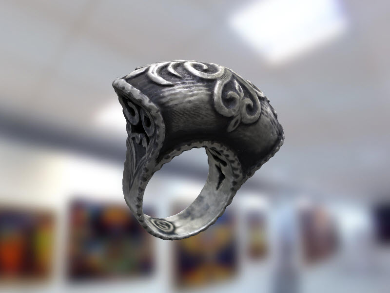 «Қойтас» күміс жинағы. Жүзік